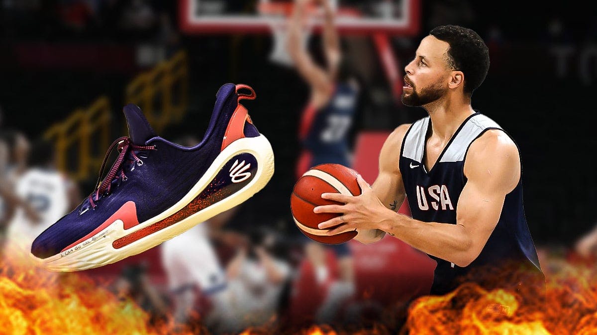 Stephen Curry wears Curry 12 'USA' in Olympics