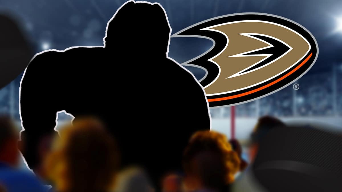 Silhouette of Robby Fabbri with the Anneheim Ducks