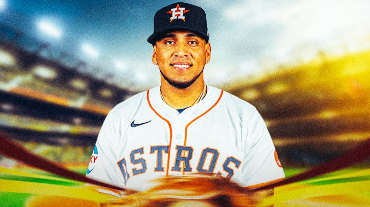 Isaac Paredes in Astros jersey