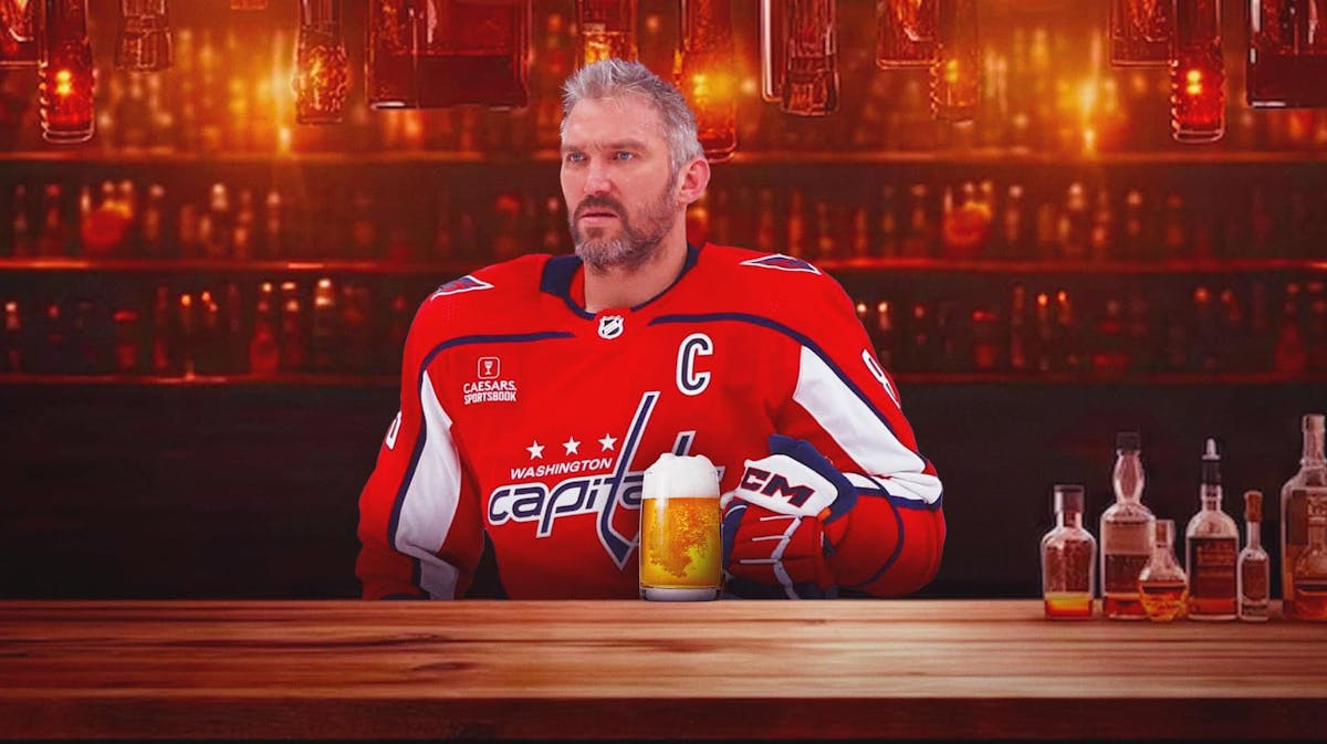 Capitals star Alex Ovechkin talking about drinking after games.