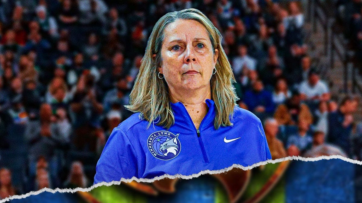 WNBA Minnesota Lynx coach Cheryl Reeve with a disappointed or neutral expression