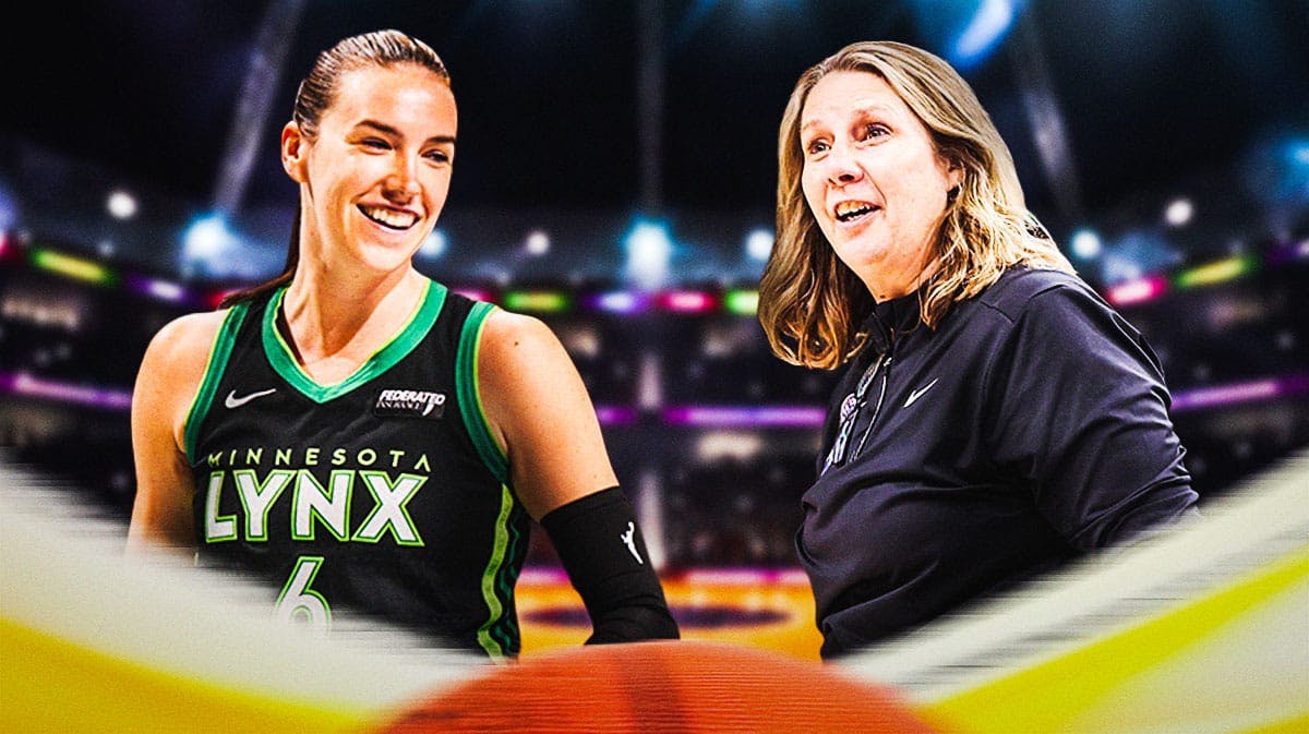 WNBA Minnesota Lynx player Bridget Carleton and Minnesota Lynx coach Cheryl Reeve