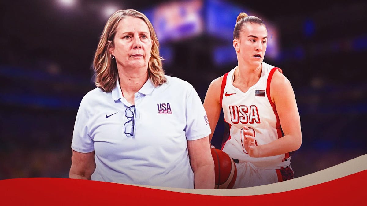 Team USA women's basketball coach Cheryl Reeve, and Team USA women's basketball player Sabrina Ionescu