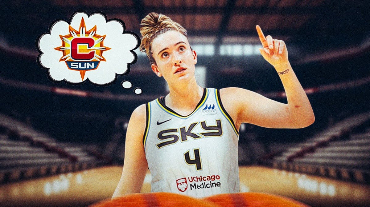 Sky's guard Marina Mabrey reacts to big WNBA Sun trade
