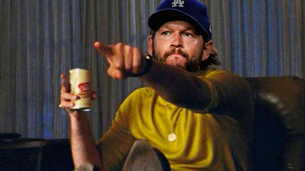 Clayton Kershaw (Dodgers) as the leo pointing meme