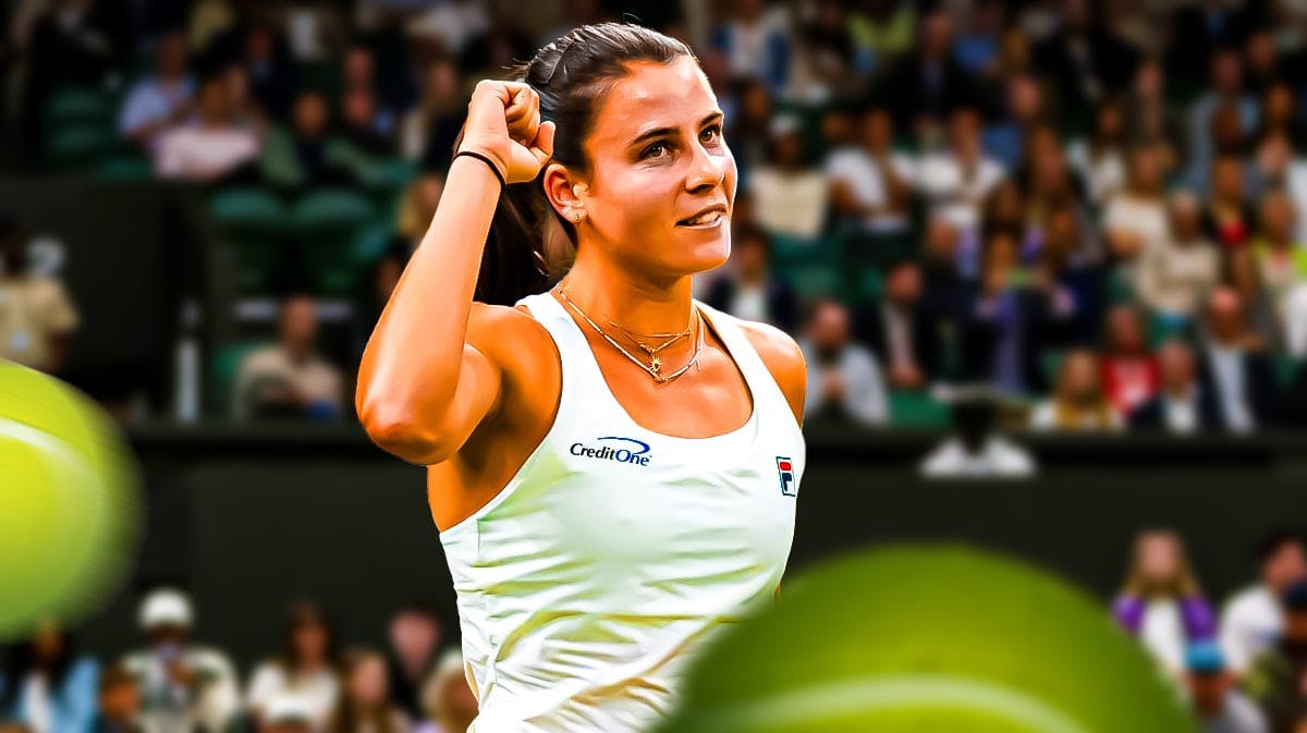 Emma Navarro reacts to stunning Wimbledon upset of Coco Gauff