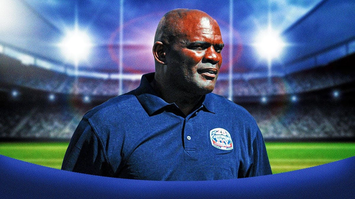 Lawrence Taylor on a football field