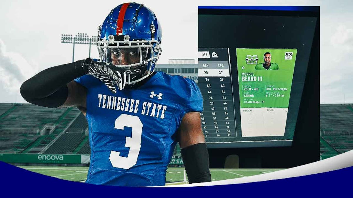 Former HBCU football star Monroe Beard III is among several former black college standouts featured in EA Sports College Football 25.