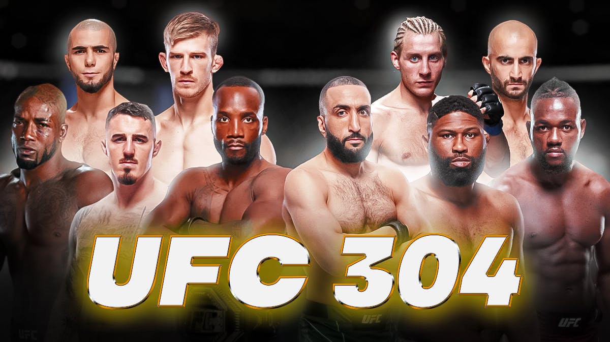 Many of the fighters scheduled to fight on UFC 304