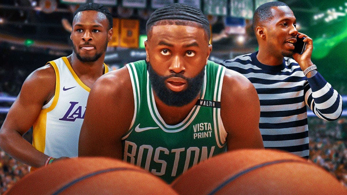 Boston Celtics Jaylen Brown Los Angeles Lakers Bronny James Rich Paul
