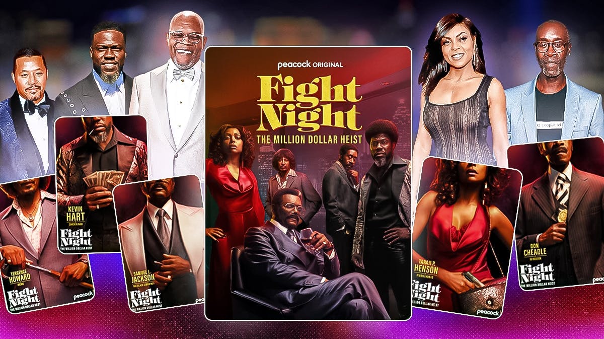 Fight Night: The Million Dollar Heist poster, Terrence Howard, Kevin Hart, Samuel L. Jackson, Taraji P. Henson, Don Cheadle