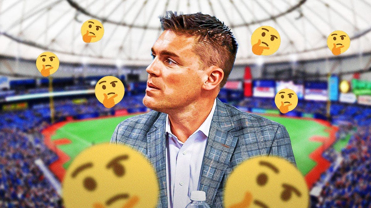 Erik Neander surrounded by thinking emojis