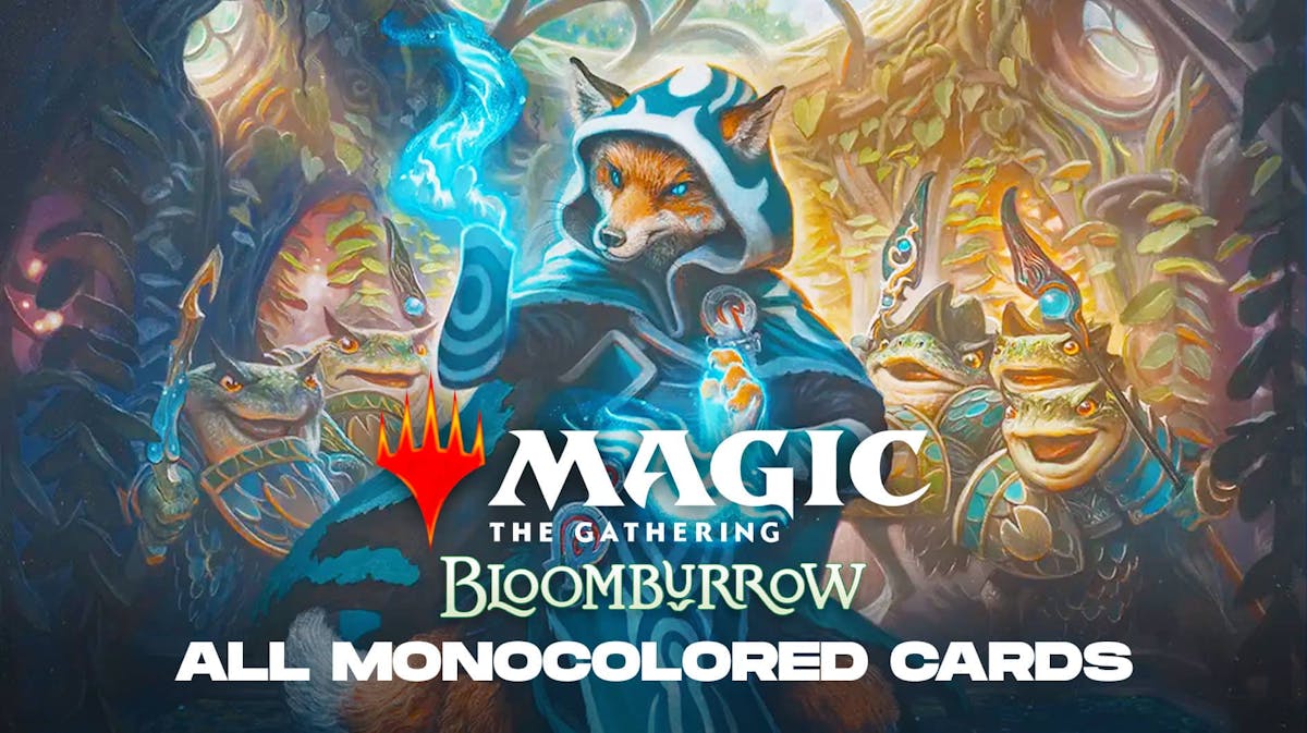 MTG Bloomburrow - All Monocolored Cards