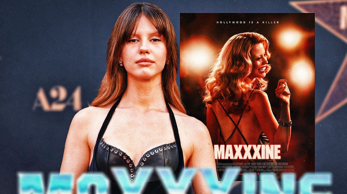 Mia Goth and MaXXXine movie poster.