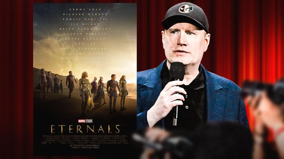 Eternals poster, Kevin Feige