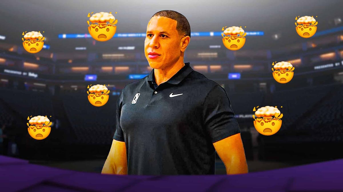 Mike bibby surrounded by head explosion emojis