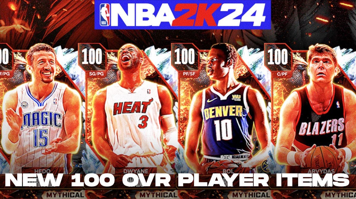 NBA 2K24 MyTEAM Mythical Adds 100 OVR Dwyane Wade & More