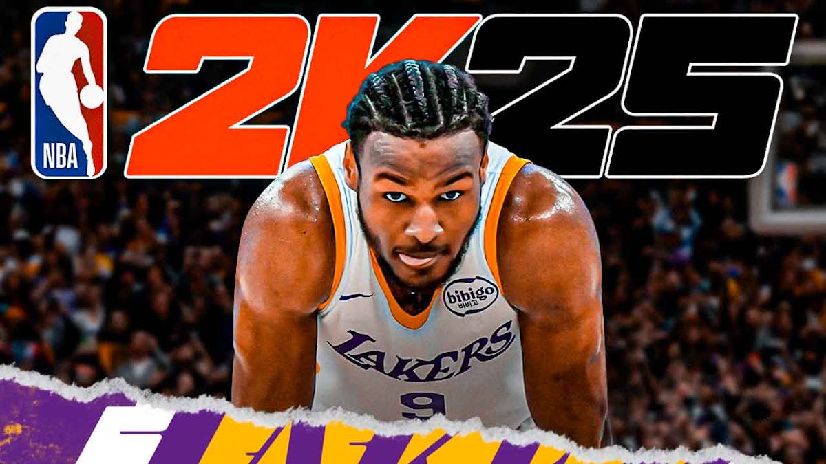 NBA 2K25 teases Lakers rookie Bronny James’ rating