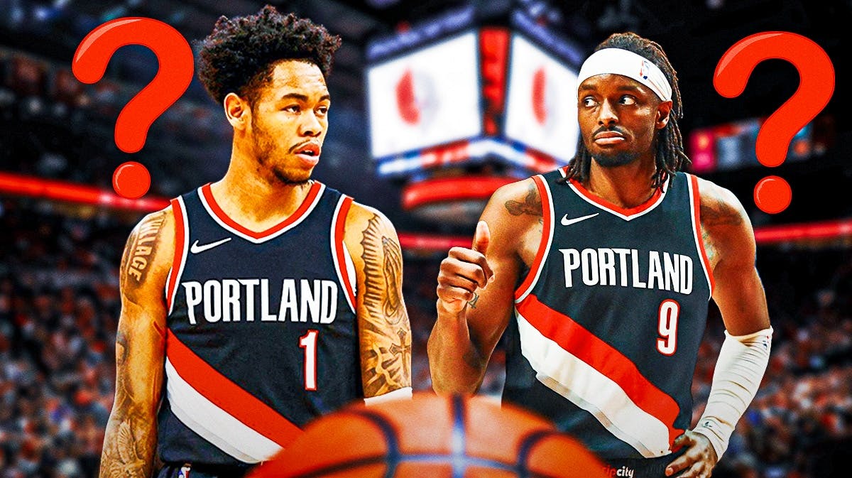 Blazers' Anfernee Simons and Jerami Grant with question marks