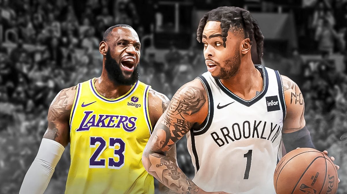 Los Angeles Lakers trade D'Angelo Russell Brooklyn Nets DeMar DeRozan LeBron