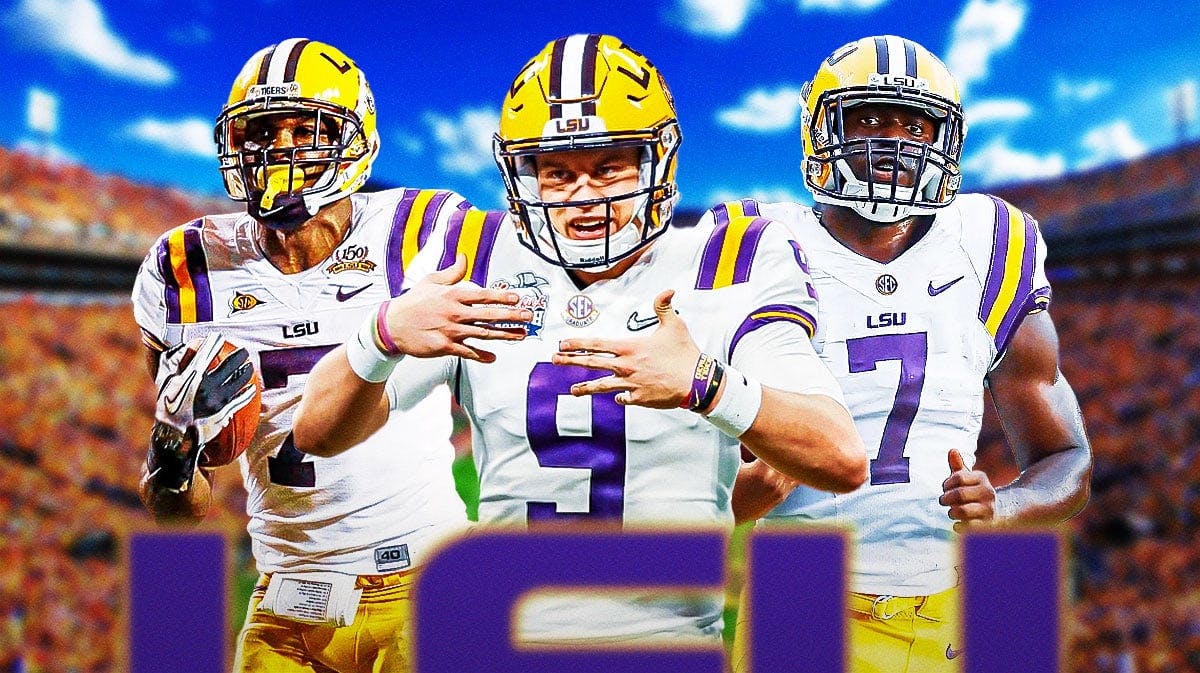 LSU football legends Joe Burrow, Leonard Fournette and Patrick Peterson