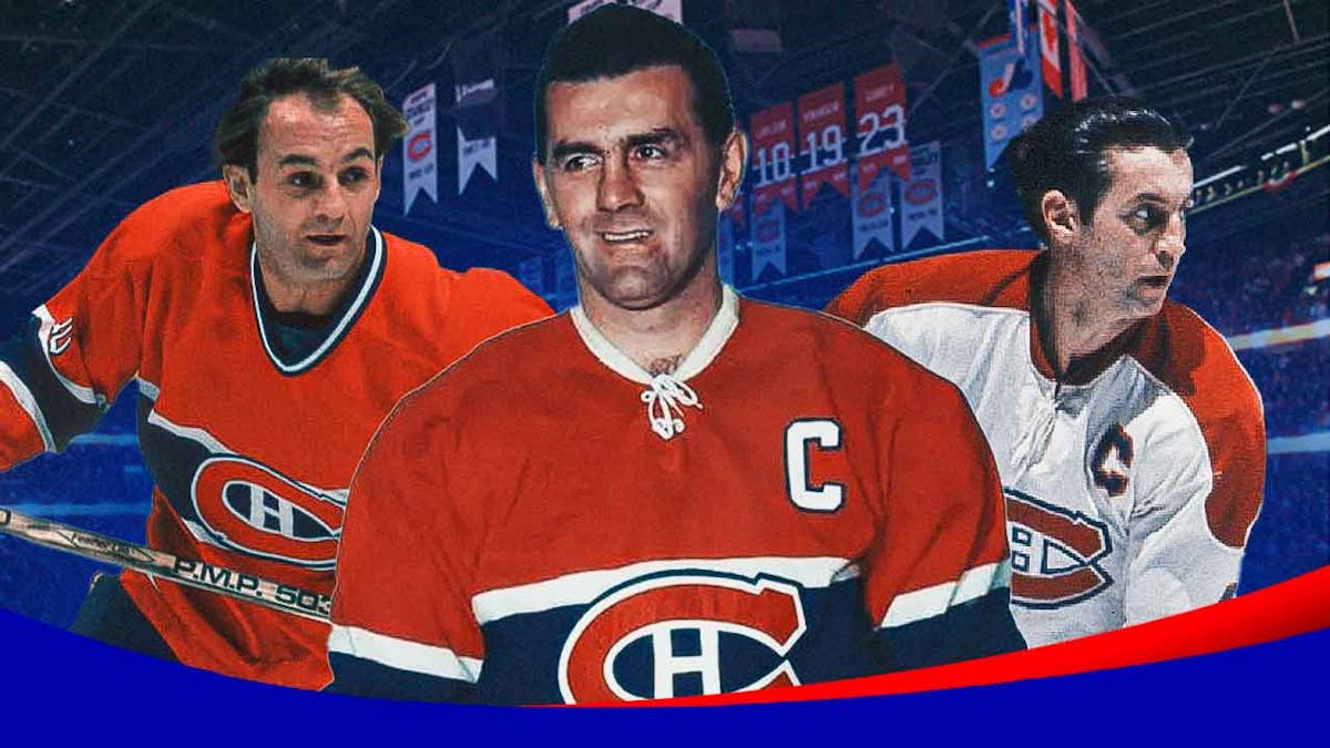 Jean Beliveau, Maurice Richard and Guy Lafleur are at the top of the Montreal Canadiens' rankings
