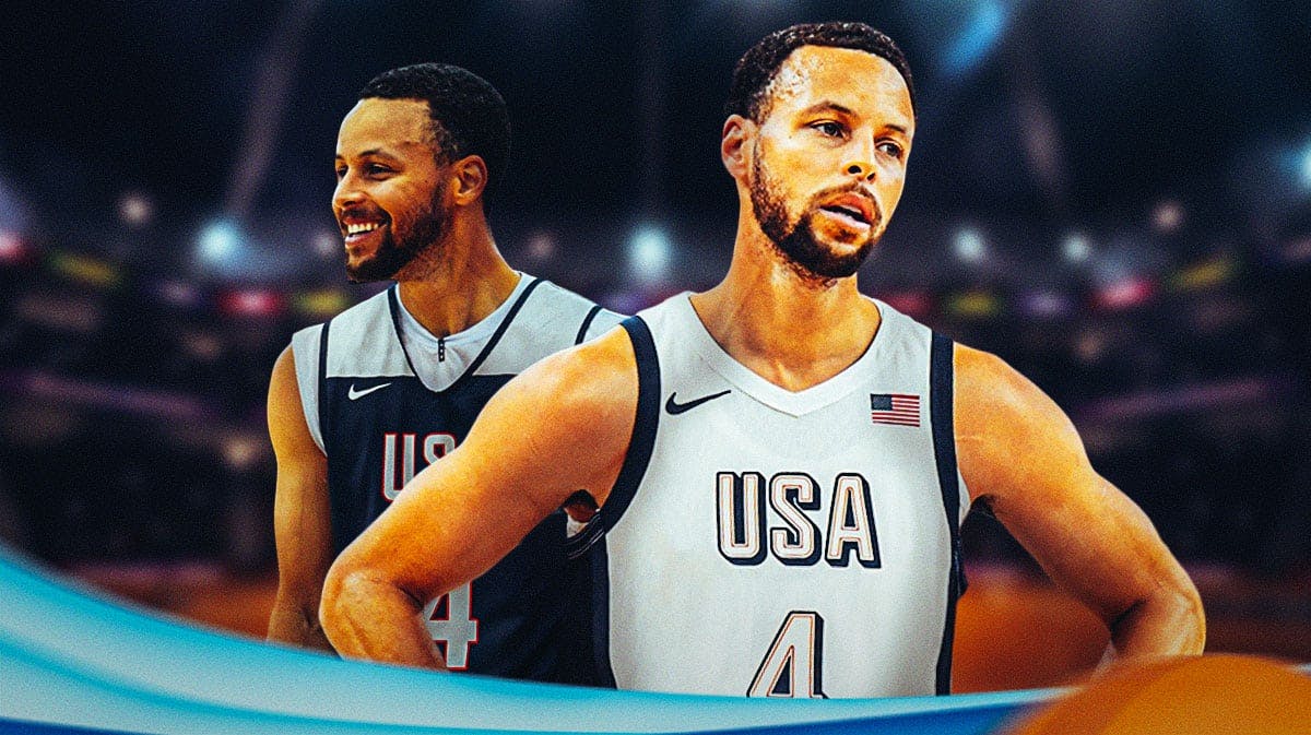 Stephen Curry playing for Team USA.