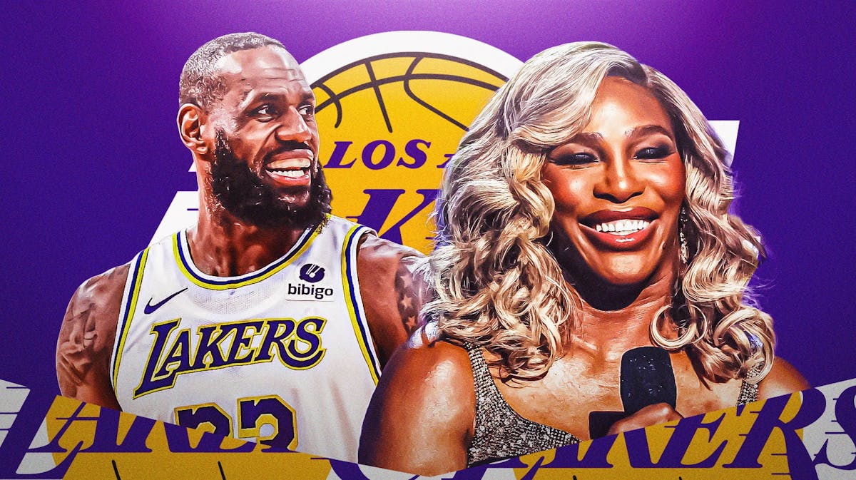 Lakers' LeBron James, Serena Williams