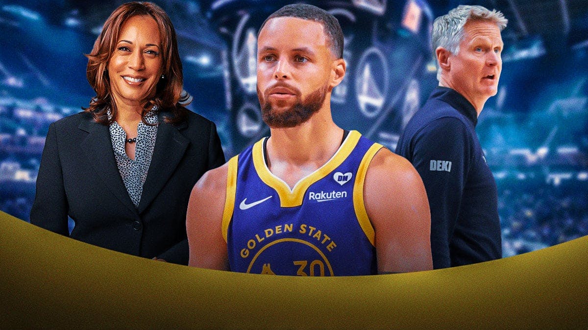 Both Steve Kerr and Steph Curry spoke about Vice President Kamala Harris's candidacy in Paris, expressing their support