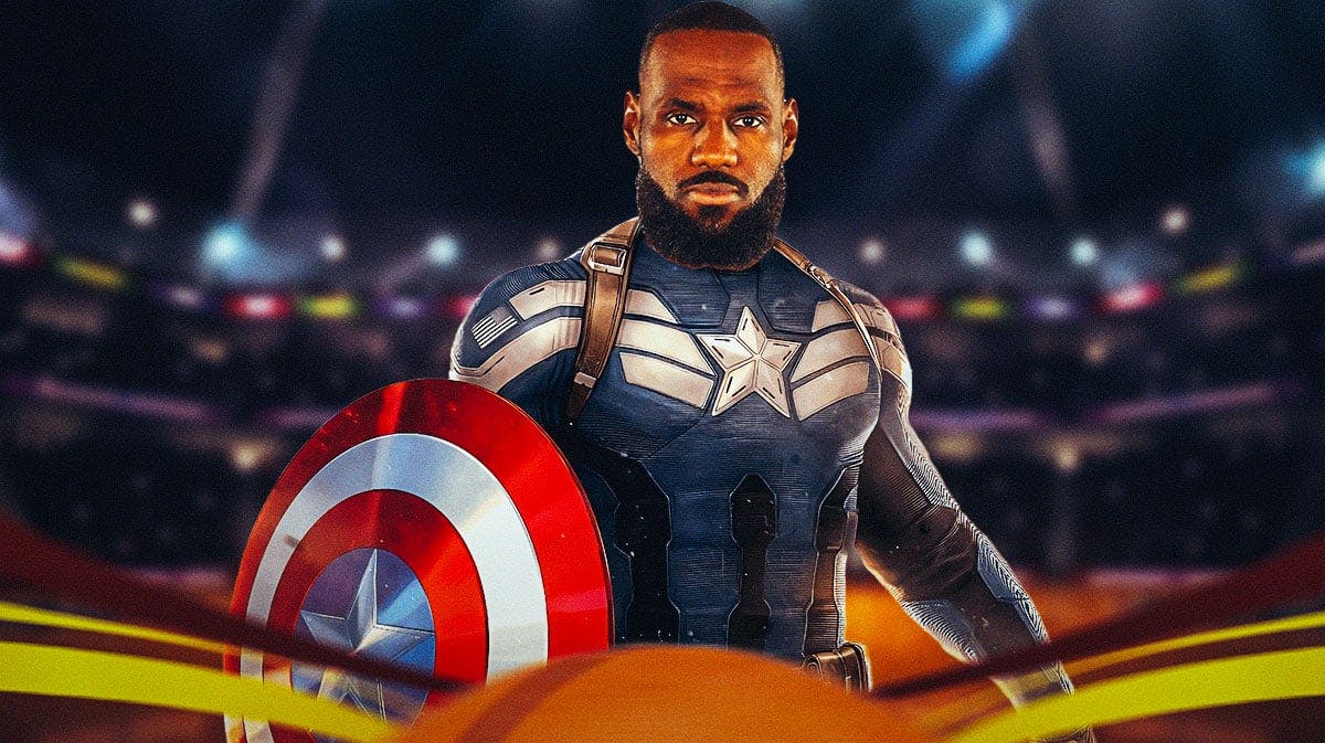 LeBron James as Captain America