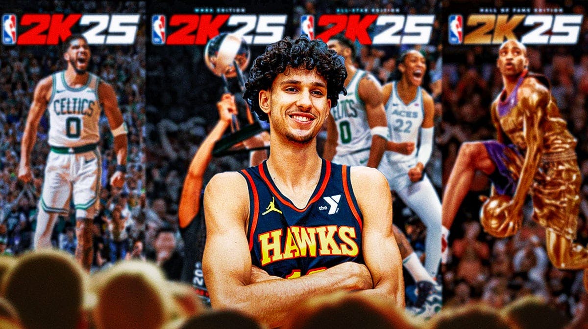 What is Hawks' Zaccharie Risacher's NBA 2K25 Rating?