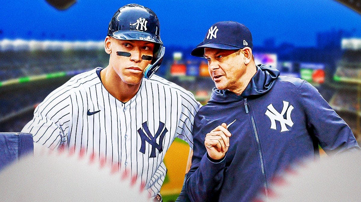 Yankees' Aaron Judge and Aaron Boone