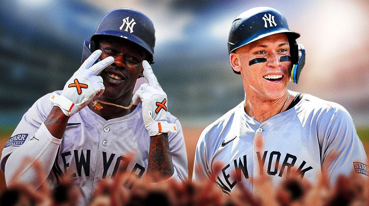 Yankees' Jazz Chisholm Jr and Aaron Judge