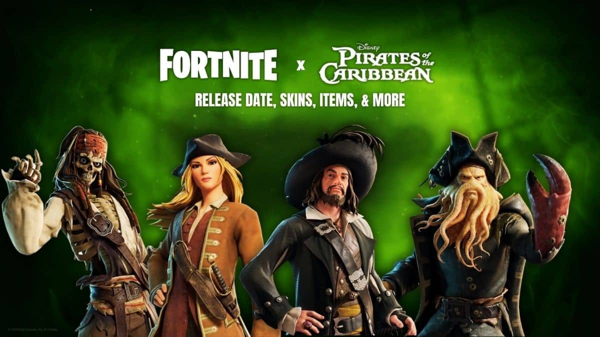 Fortnite Pirates of the Caribbean – Release Date, Skins, & More