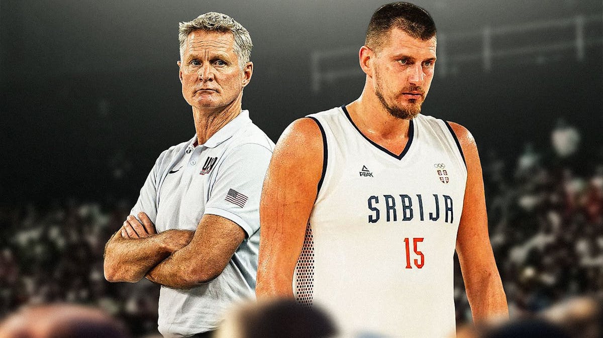 Steve Kerr and Nikola Jokic