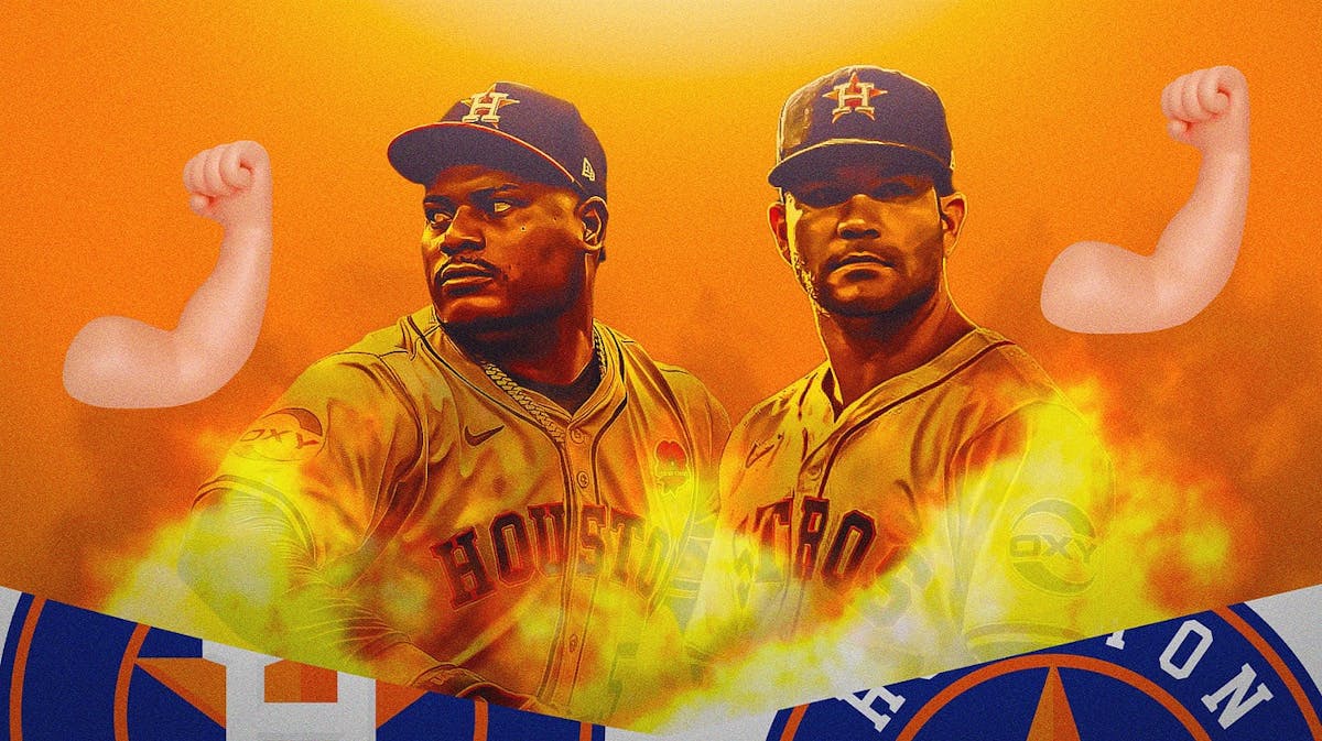 Framber Valdez and Jose Altuve on fire with "flexing" emojis