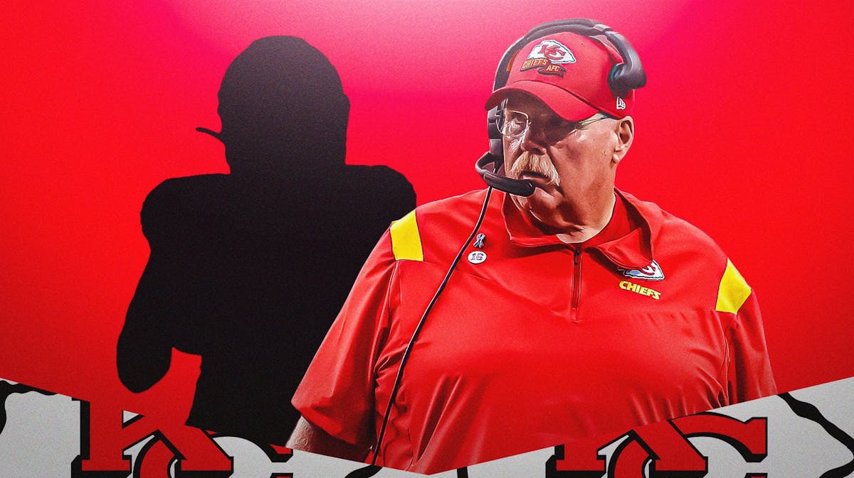 Kadarius Toney as a silhouette. Andy Reid.