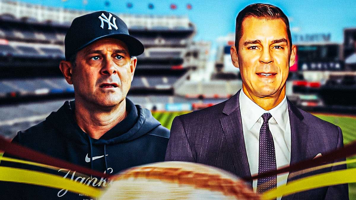 Yankees manager Aaron Boone and former MLB ambassador for inclusion Billy Bean