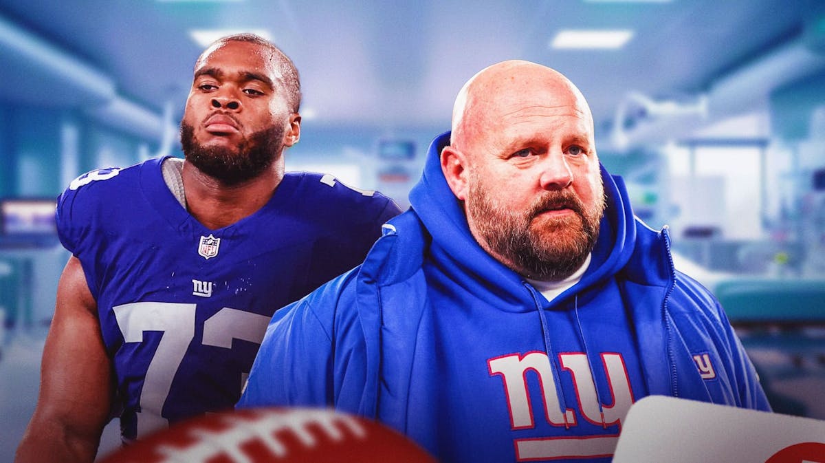Brian Daboll amid Evan Neal injury and Giants training camp