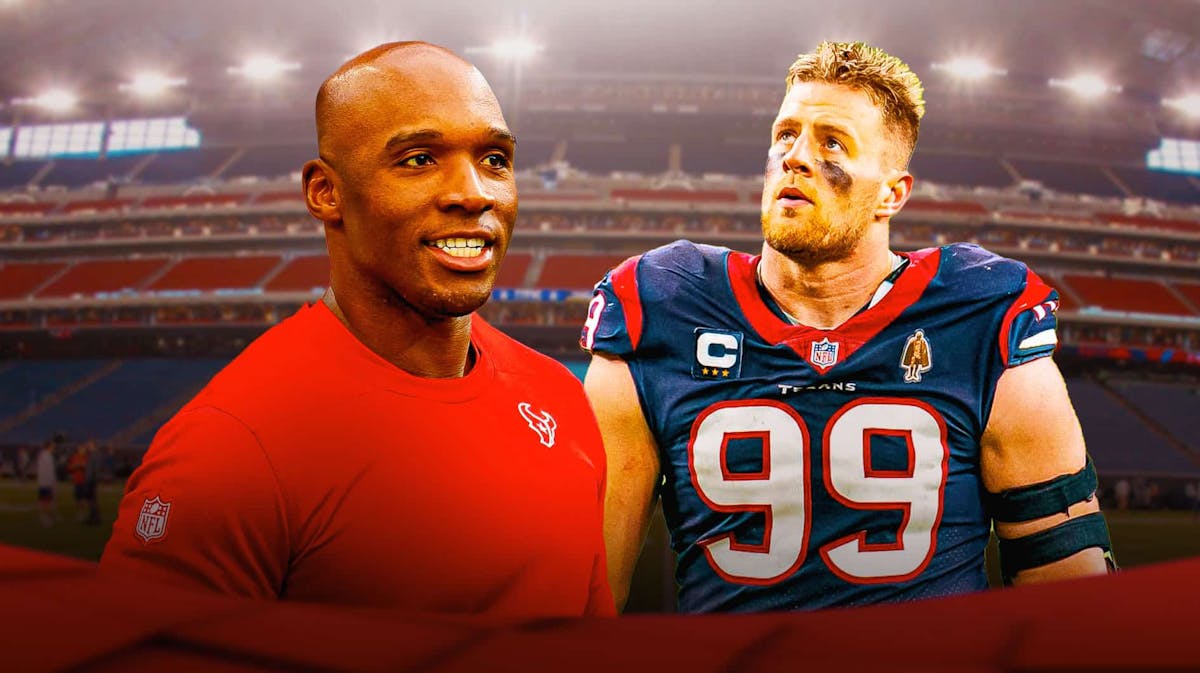 DeMeco Ryans. JJ Watt in a Texans uniform