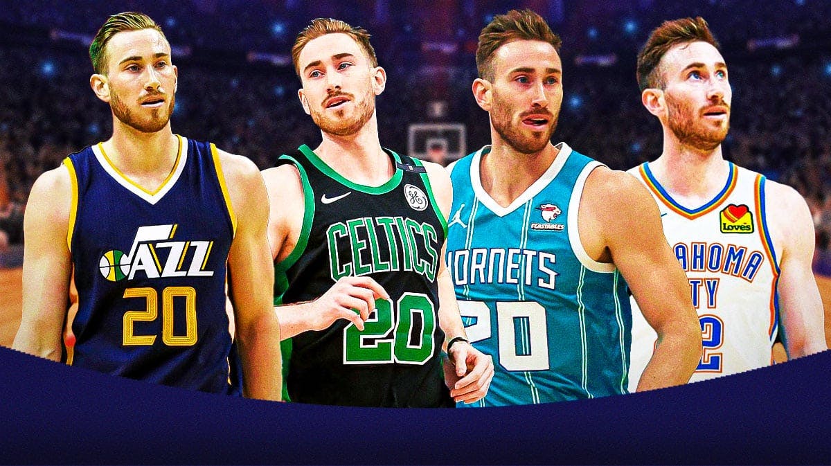 Gordon Hayward, Thunder, Gordon Hayward retirement, Gordon Hayward announcement, Jazz, Gordon Hayward in Jazz, Celtics, hornets, Thunder jerseys