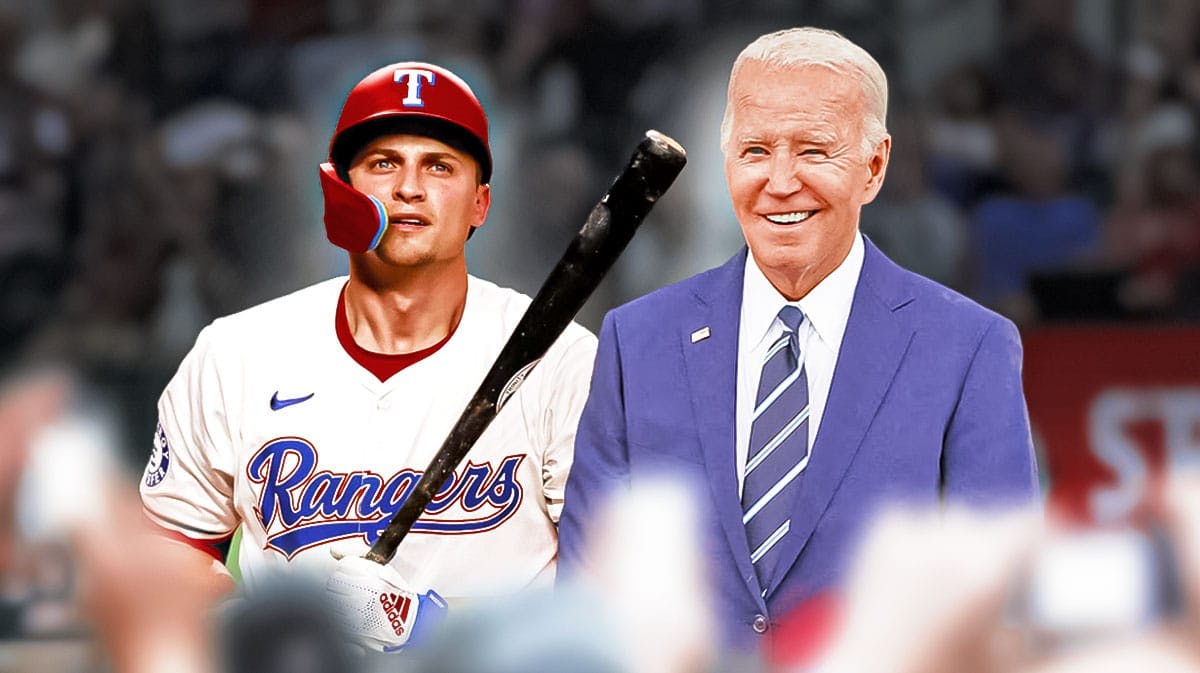 Corey Seager and the Rangers relived last year's postseason success at the White House