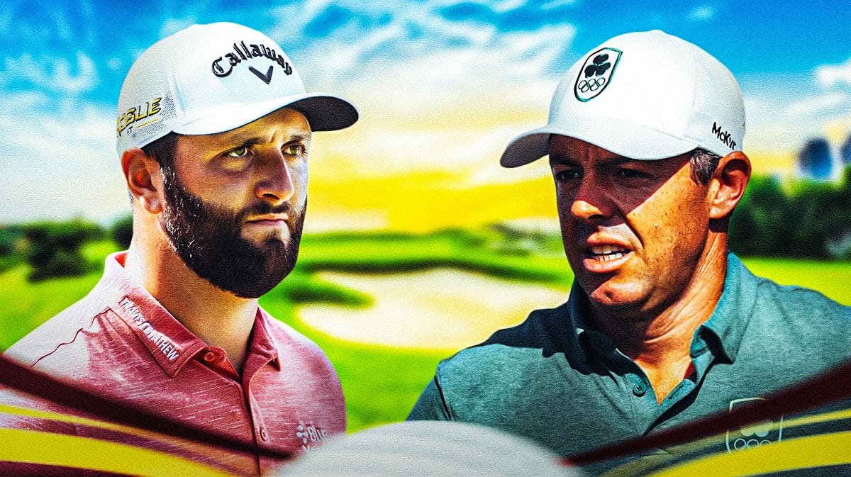 jon rahm and rory mcilroy looking sad