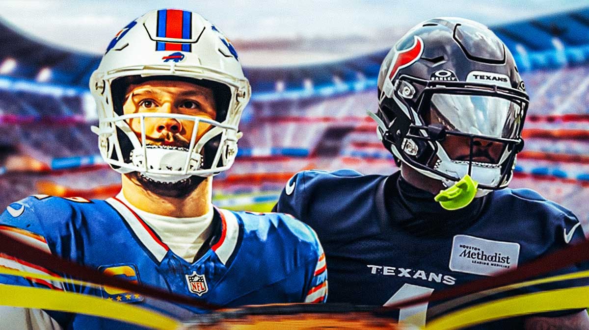 Buffalo Bills quarterback Josh Allen and Houston Texans Stefon Diggs