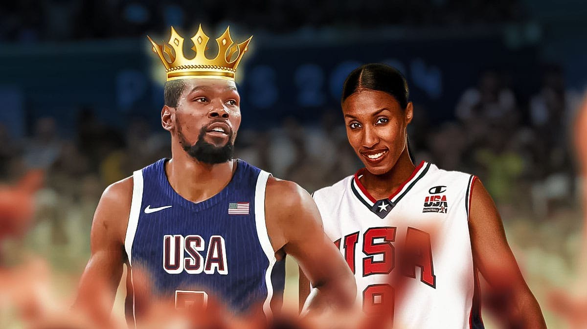 Team USA Olympics LeBron James teammate Kevin Durant and Lisa Leslie