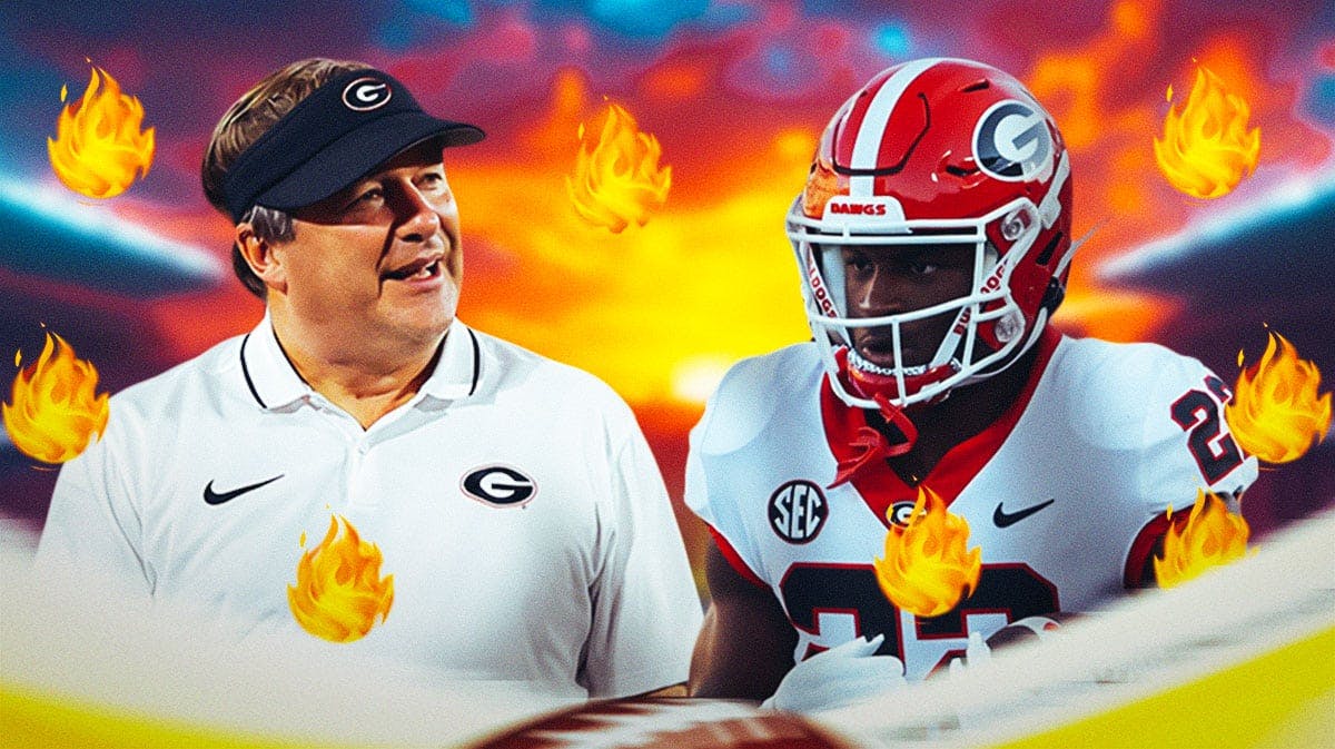 Kirby Smart , Georgia football, Bulldogs, Branson Robinson, Georgia coach