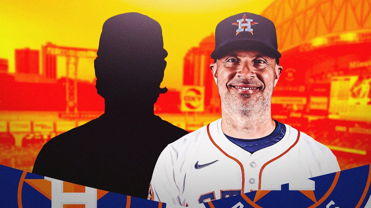 Silhouette of Lance McCullers next to Joe Espada