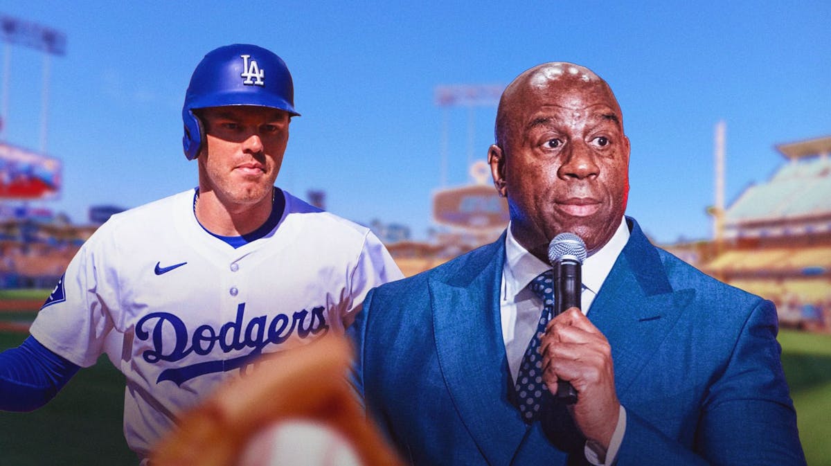 Magic Johnson, Freddie Freeman, Los Angeles Dodgers