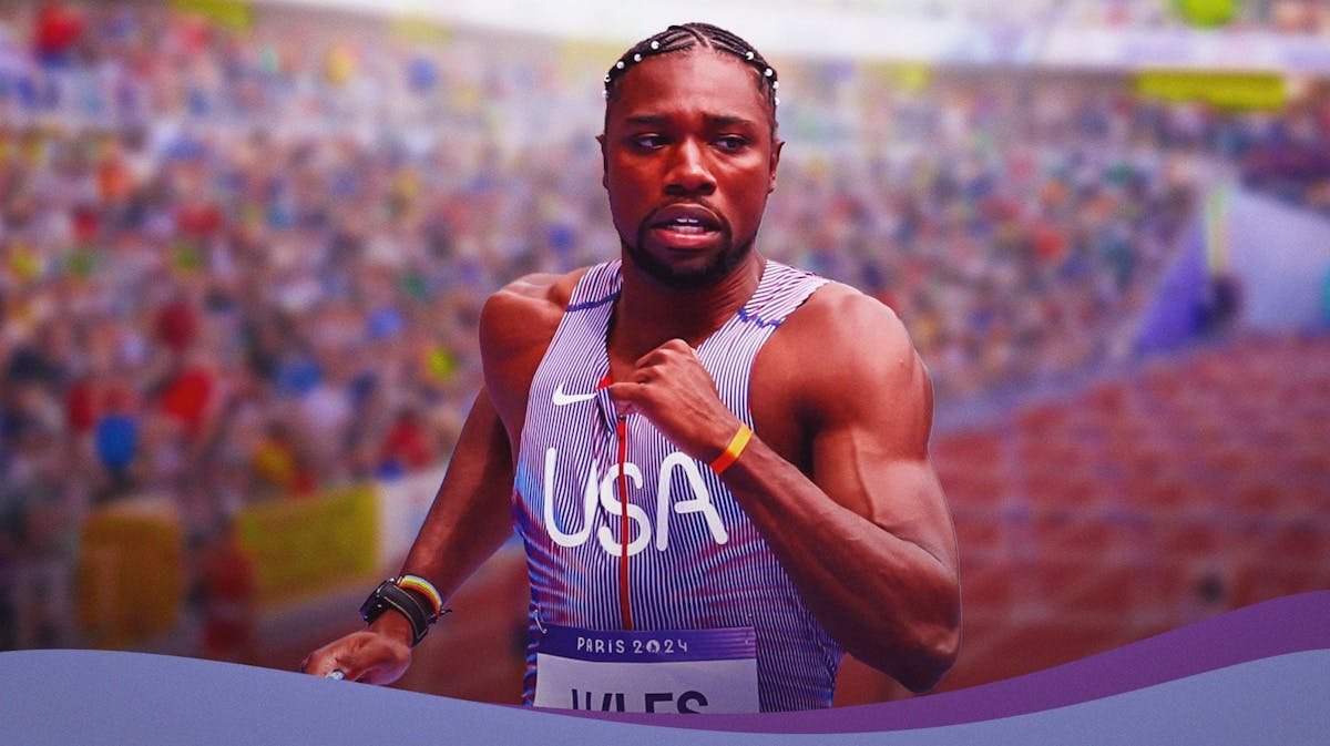 Noah Lyles sad