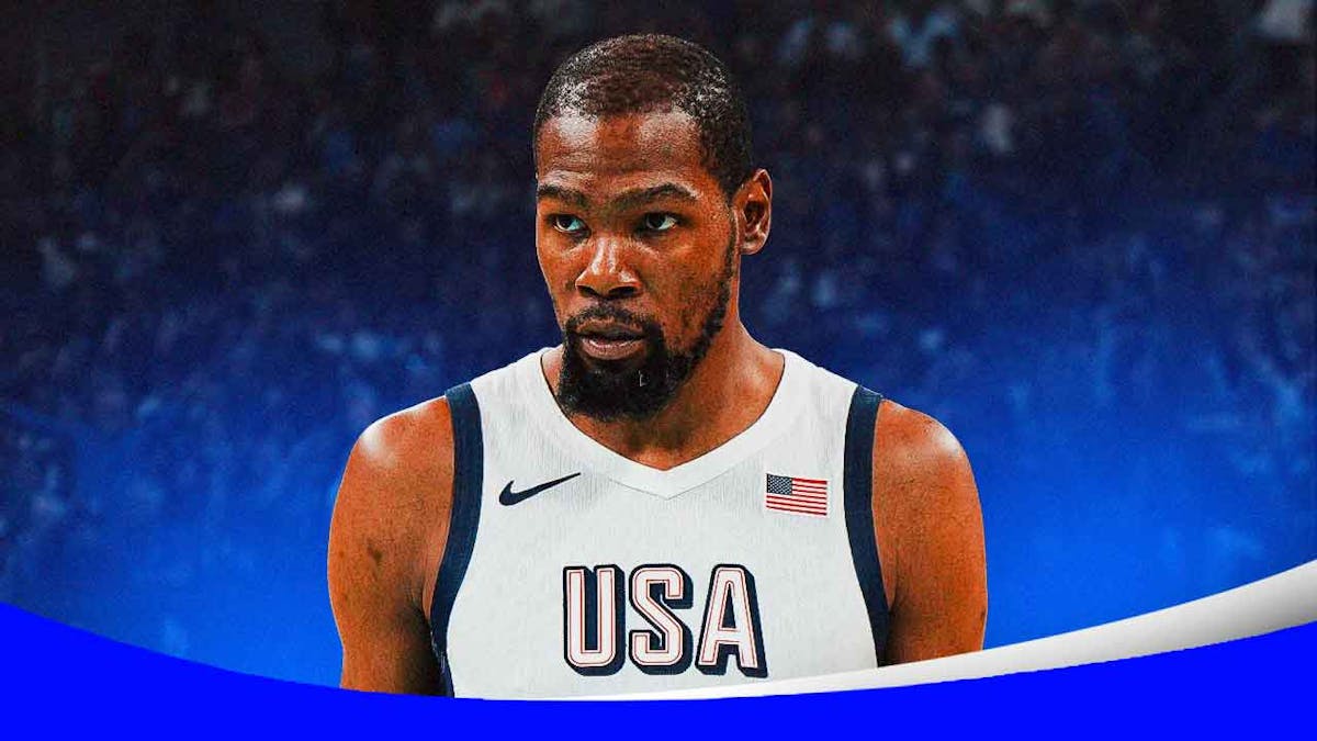 Kevin Durant looking unbothered
